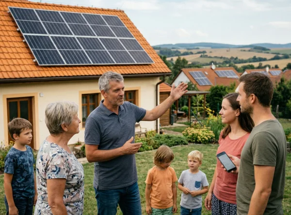 Aktivní zákazník vs. Energetické společenství: S námi sdílíte bez starostí a po celé ČR