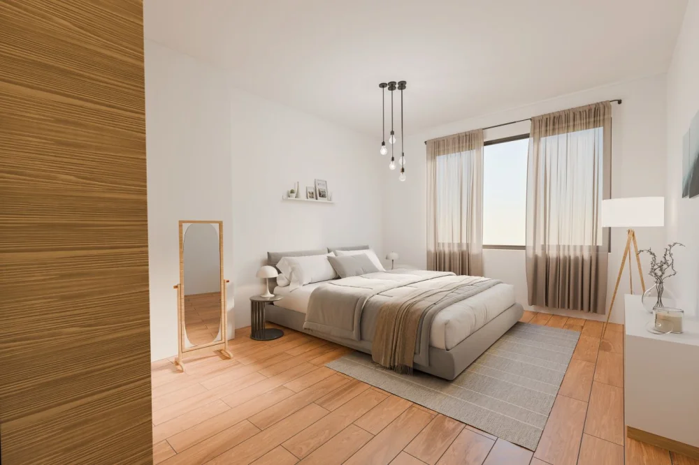 Ukázka 3D vizualizace moderního interiéru