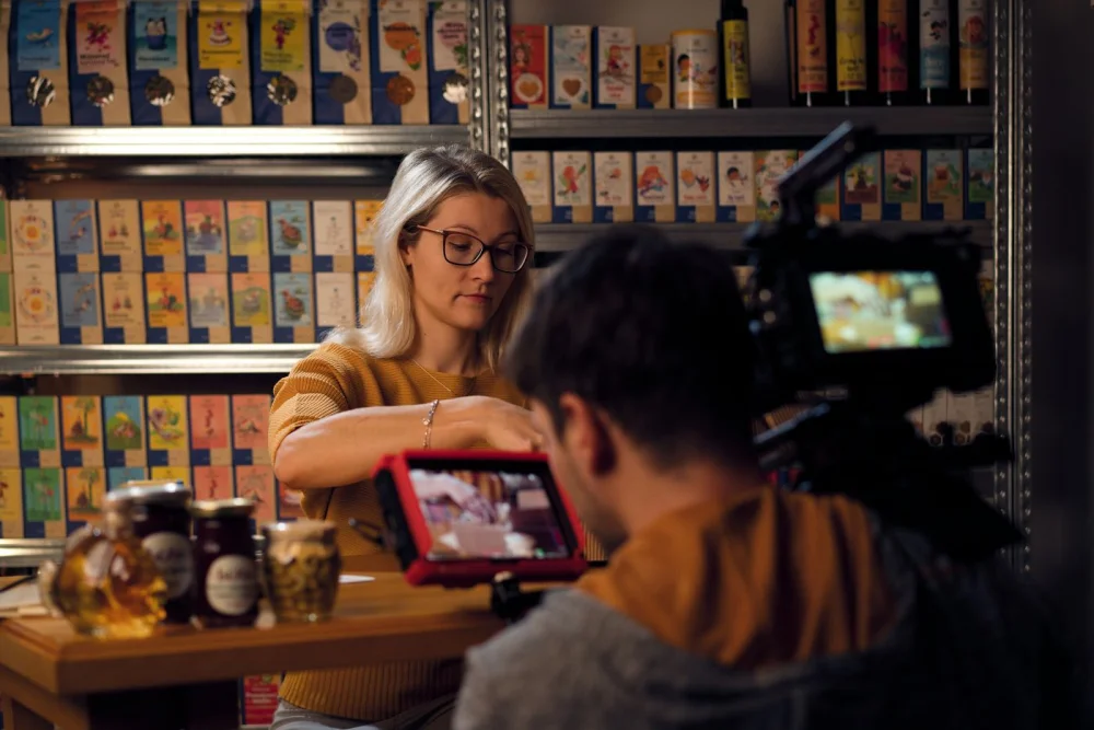 Natáčení Reels pro sociální sítě