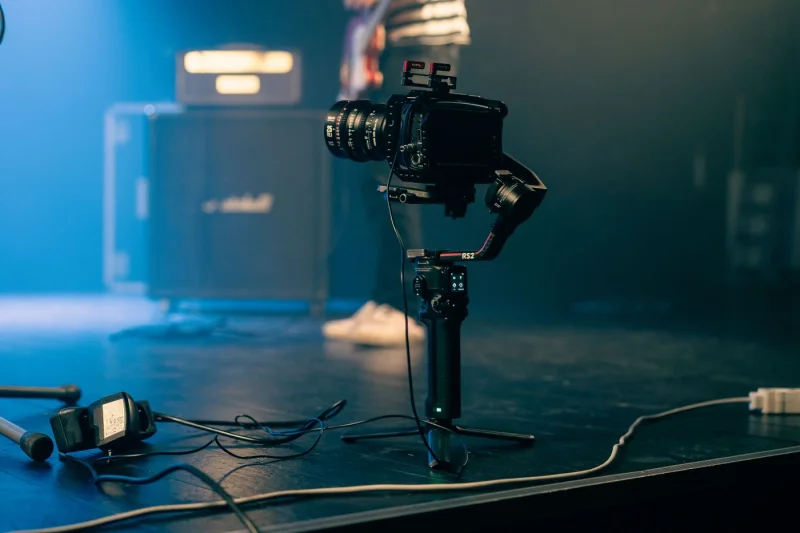 Kameraman při práci