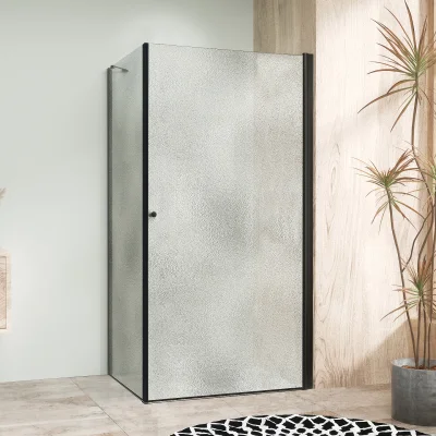 ALFA COMBI 100x70 Black/Grape Obdélníková sprchová zástěna