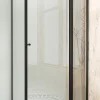 Sprchová zástěna 120x90, obdélníková, čirá, černá (85+40/90) - ALFA LINE COMBI - náhled 1