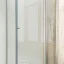 Sprchová zástěna 120x90, obdélníková, čirá, chrom (85+40/90) - ALFA LINE COMBI