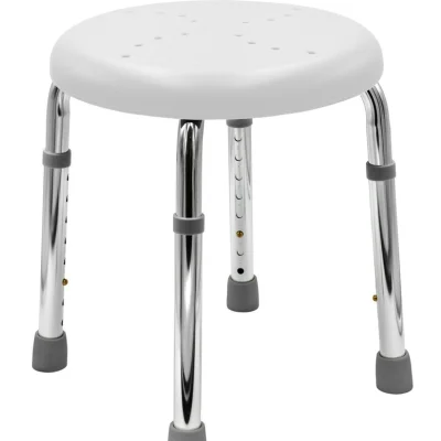 HANDICAP koupelnová stolička, průměr 35cm, bílá