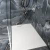 KAZUKO sprchová vanička z litého mramoru, obdélník 120x90cm, bílá - náhled 2
