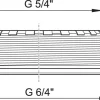 S507 Redukcia 6/4˝ × 5/4˝ - náhled 2
