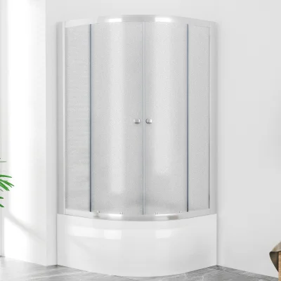 POINT SAP 100x80 Grape Asymetrický sprchový kout s vysokou vaničkou, levé provedení