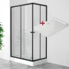 POINT BLACK LOR 100x80 Clear Obdélníkový sprchový kout s akrylátovou vaničkou - náhled 1