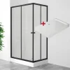 POINT BLACK LOR 100x80 Grape Obdélníkový sprchový kout s akrylátovou vaničkou - náhled 1