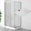 POINT LOR 120x80 Clear Obdélníkový sprchový kout s akrylátovou vaničkou