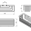 SMART polička, 252x86x102mm, černá mat - náhled 2