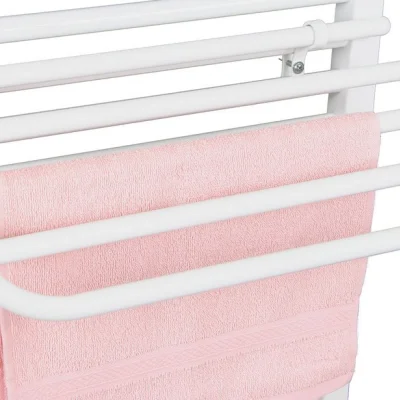 Sušák 4 ručníků na otopná tělesa, univerzální upínání, délka 60cm, bílá