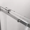 THRON ROUND sprchové dveře 1500 mm, kulaté pojezdy, čiré sklo - náhled 5