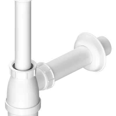 Umyvadlový sifon 5/4", DN40, bílá