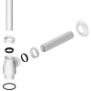 Umyvadlový sifon 5/4", DN40, bílá - náhled 2