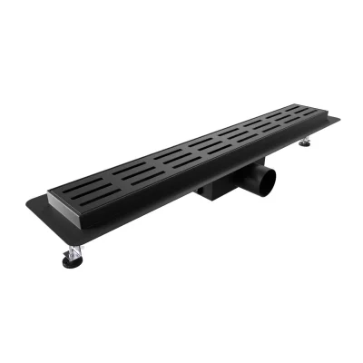 C-DRAINWELL 70 Black Odtokový podlahový žlab, kostky