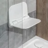 DINO sklopné sedátko do sprchového koutu, 37,5x29,5cm, bílá - náhled 3