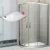 NATALI ROCKY 90x80 Clear Pravý Sprchový kout asymetrický - náhled 1