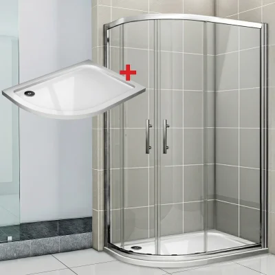 NATALI ROCKY 90x80 Clear Pravý Sprchový kout asymetrický