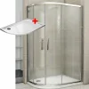 NATALI ROCKY 100x80 Grape Pravý Sprchový kout asymetrický - náhled 1