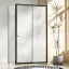 NICOL COMBI Black 100x100 grape Sprchový kout s posuvnými dveřmi