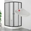 POINT AS BLACK LOR 100x80 Clear Levý Asymetrický sprchový kout s akrylátovou vaničkou - náhled 1