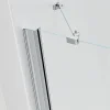Sprchová zástěna 120x90, obdélníková, čirá, chrom (85+40/90) - ALFA LINE COMBI - náhled 4