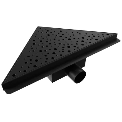B-TRIANGL 30 Black Odtoková vpusť rohová
